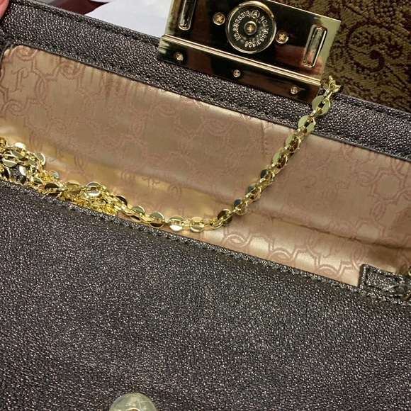 Ivanka Trump Bronze Gold Clutch New With Tags - Picture 4 of 10